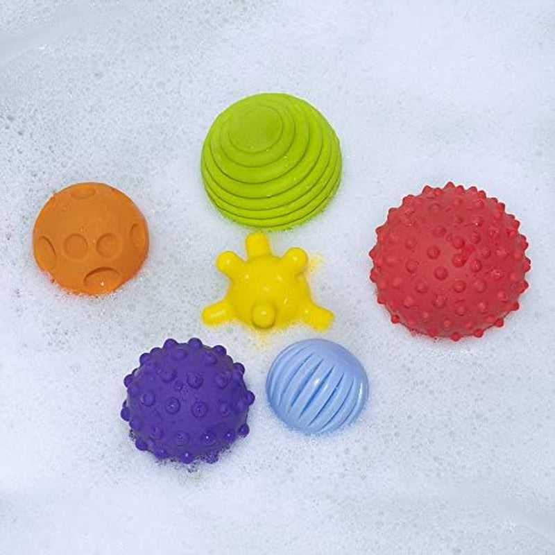 FANCY Baby Sensorik Balls - Babyspielzeug Ab 0 3 6 8 Monate, Greifball Für Babys, Multi Texturierte Motorikspielzeug, Massagebälle, Mehrere Größen Spielzeug, Baby Ball (Taktiliki) (L)