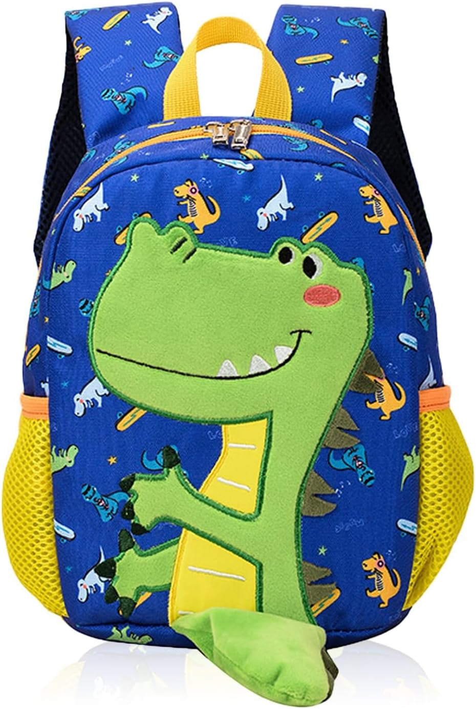 Dino Rucksack Für Kindergarten, Jungen 2-3 Jahre, Mit Brustgurt, Kindergartenrucksack (Blue)