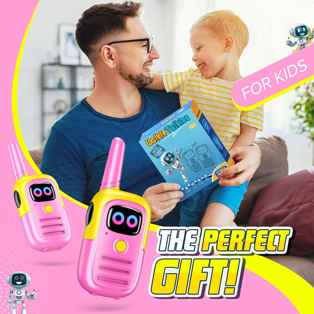 Geschenk Mädchen 3 4 5 6 7 8 9 10 Jahre, Spielzeug Mädchen 3-10 Jahre Walkie Talkie Kinder Mädchen 3-10 Jahre Geschenkideen 3-10 Jahre Mädchen Geschenk Woki Toki