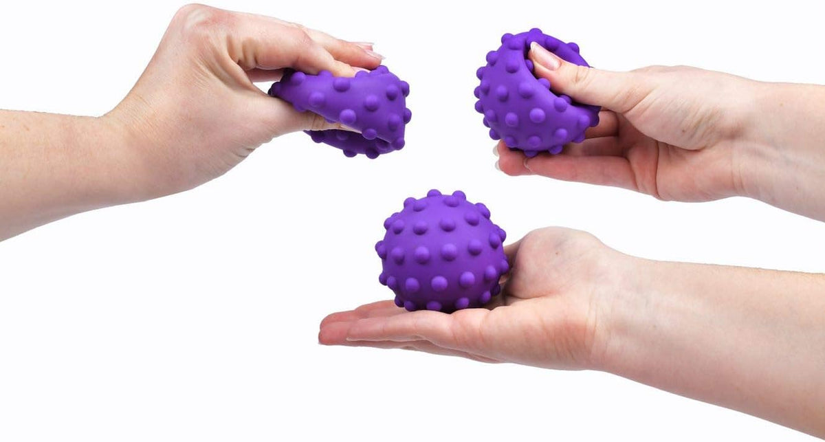 FANCY Baby Sensorik Balls - Babyspielzeug Ab 0 3 6 8 Monate, Greifball Für Babys, Multi Texturierte Motorikspielzeug, Massagebälle, Mehrere Größen Spielzeug, Baby Ball (Taktiliki) (L)