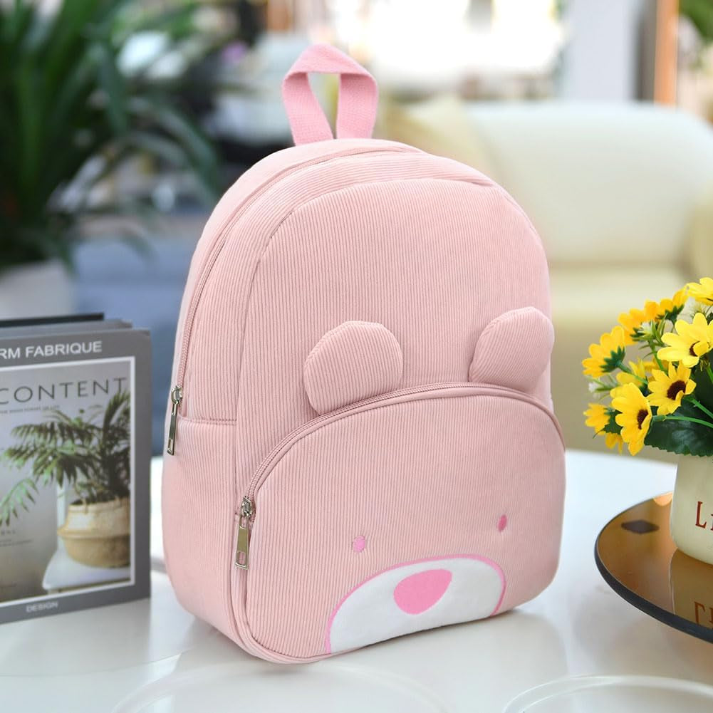 Plüschrucksack Jungen Mädchen Kindergartenrucksack | Kleinkind Rucksack Kindergarten Schultasche Tierischer Kinderrucksack Tier Cartoon Mini Tasche Kinder Rucksack