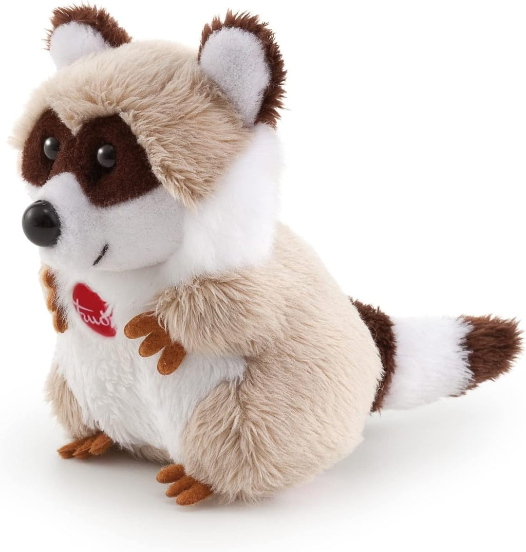 51189 Sweet Collection Kleiner Waschbär Ca. 8 Cm, Größe XXS, Stofftier Mit Weichen Materialien Und Liebevollen Details, Plüschtier Waschbar, Kuscheltier Für Kinder & Babys, Beige/Braun