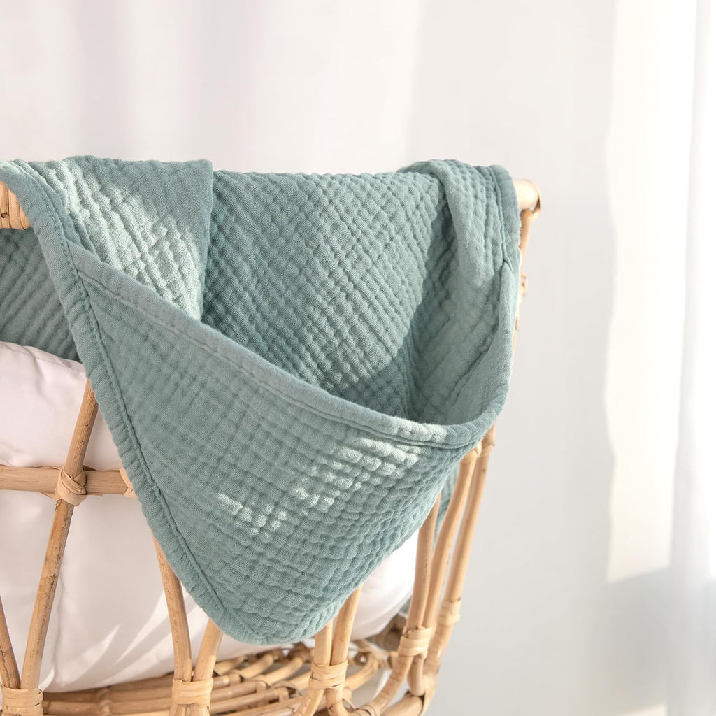 Lulumoon Kapuzenhandtuch Baby Musselin Baumwolle: 76X76Cm Für 0-18 Monate | Oeko-Tex-Zertifiziert - Baby Handtuch Kapuze Weich Und Saugfähig Hält Babys Nach Dem Baden Warm