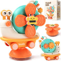 Hochstuhl Saugnapf Spielzeug Für Babys Ab 6 Monaten, Motorik Montessori Spielzeug Ab 1 Jahr, Sensorik Baby Saugnapf Spielzeug, Weihnachts- Und Ostergeschenk Für Mädchen & Jungen 7 8 9 10 11 12 Monaten