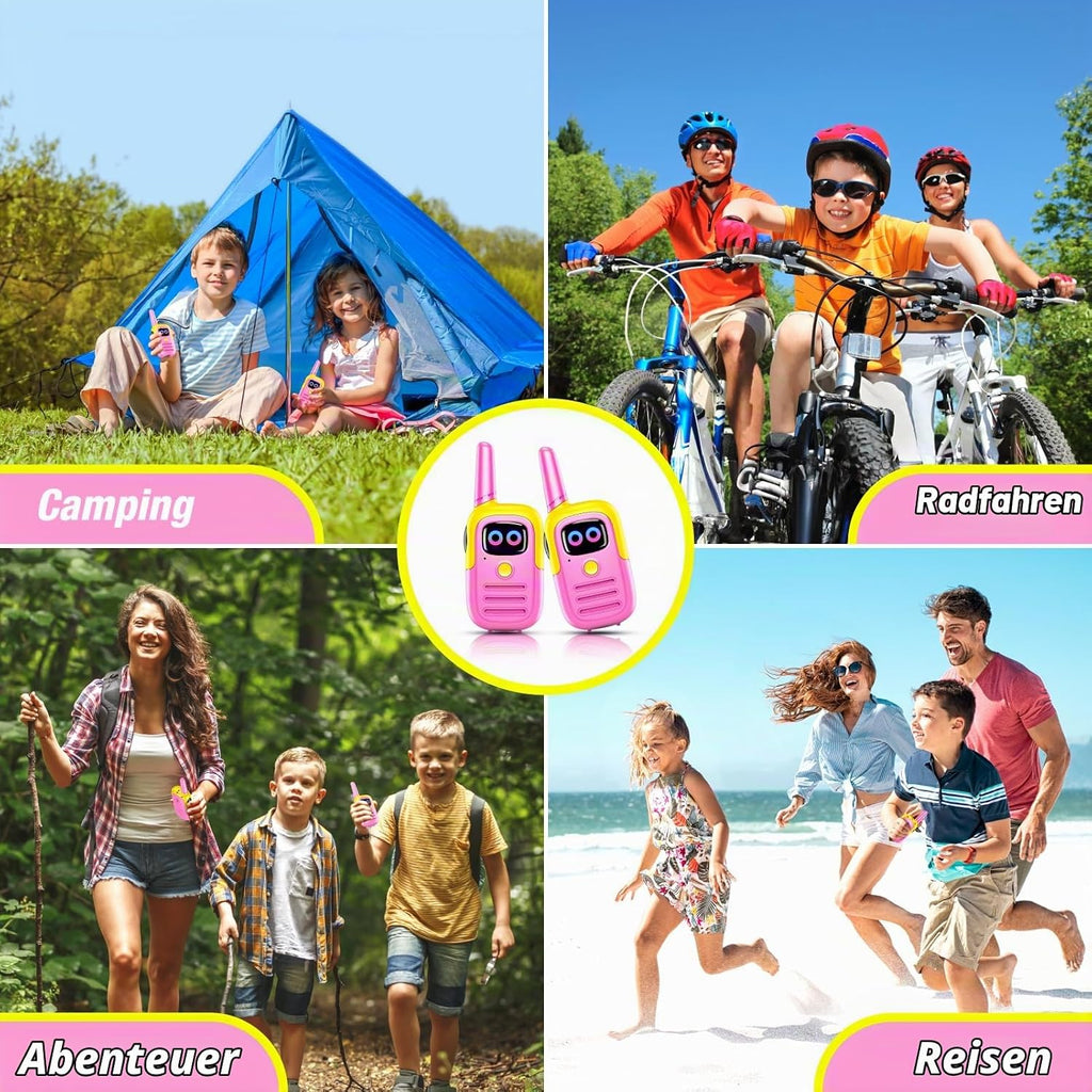 Geschenk Mädchen 3 4 5 6 7 8 9 10 Jahre, Spielzeug Mädchen 3-10 Jahre Walkie Talkie Kinder Mädchen 3-10 Jahre Geschenkideen 3-10 Jahre Mädchen Geschenk Woki Toki