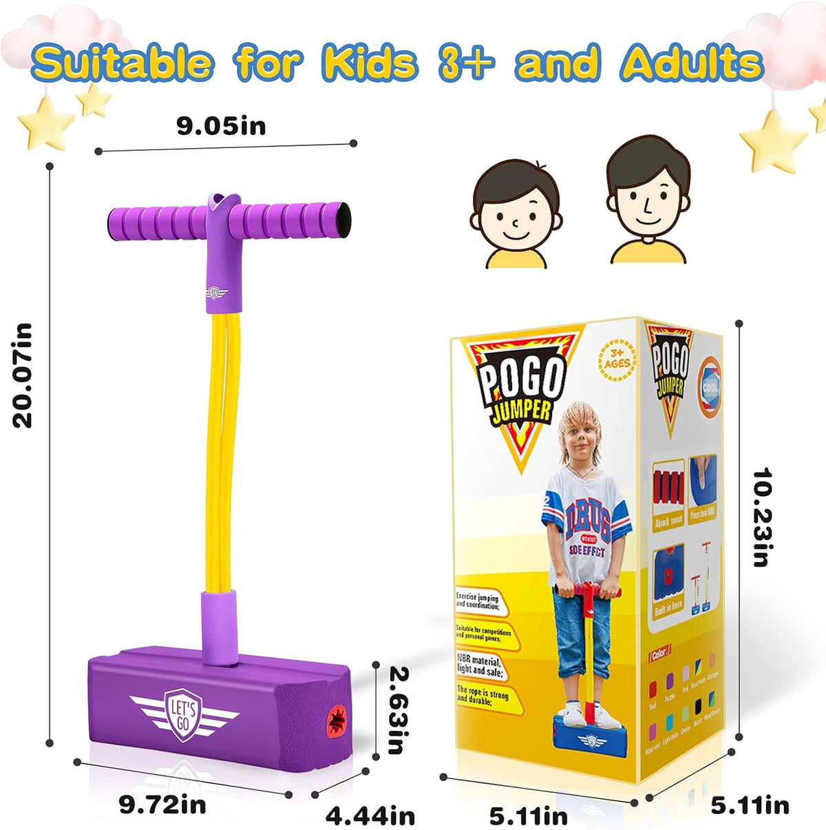 Draußen Spielzeug Ab 3 4 5 6 7 8 9 Jahre,Garten Spielzeug Kinder Spielzeug Jungen 3-12 Jahre Pogo Stick Für Kinder Geschenke Für Mädchen Geschenke 3-12 Jahre Junge Mädchen Geburtstagsgeschenk