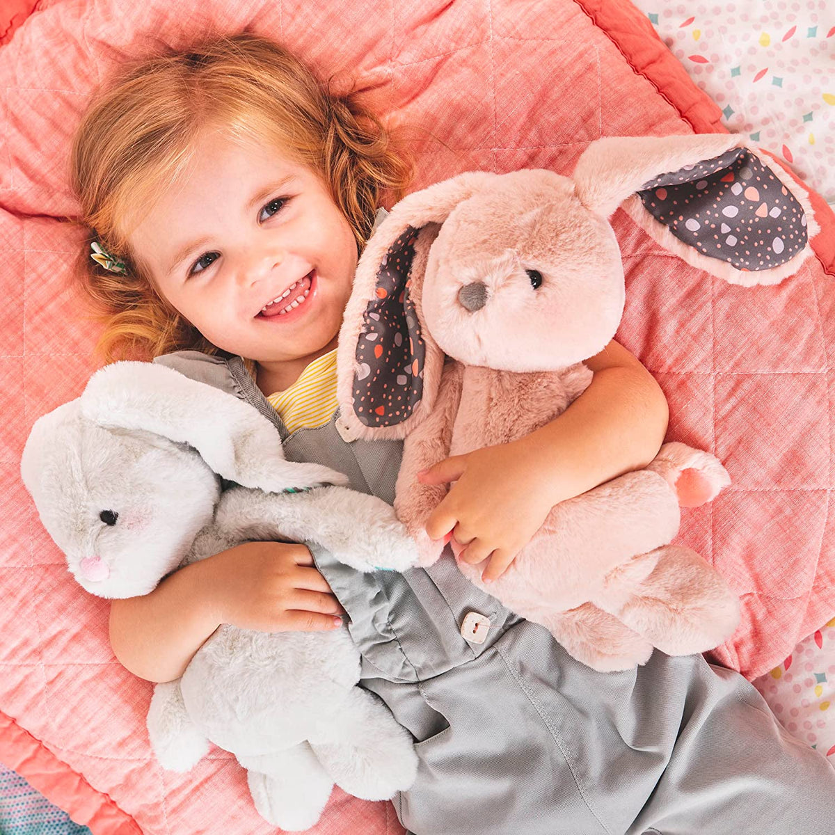 B. Toys Happyhues Peppy-Mint Bunny, Plüschhase, Waschmaschinenfest | Weiches Stofftier-Kaninchen Mit Eis-Mintfarbenem Fell, Chevronartigen Ohren Und Jadefarbenen Pfoten, 0+ Monate
