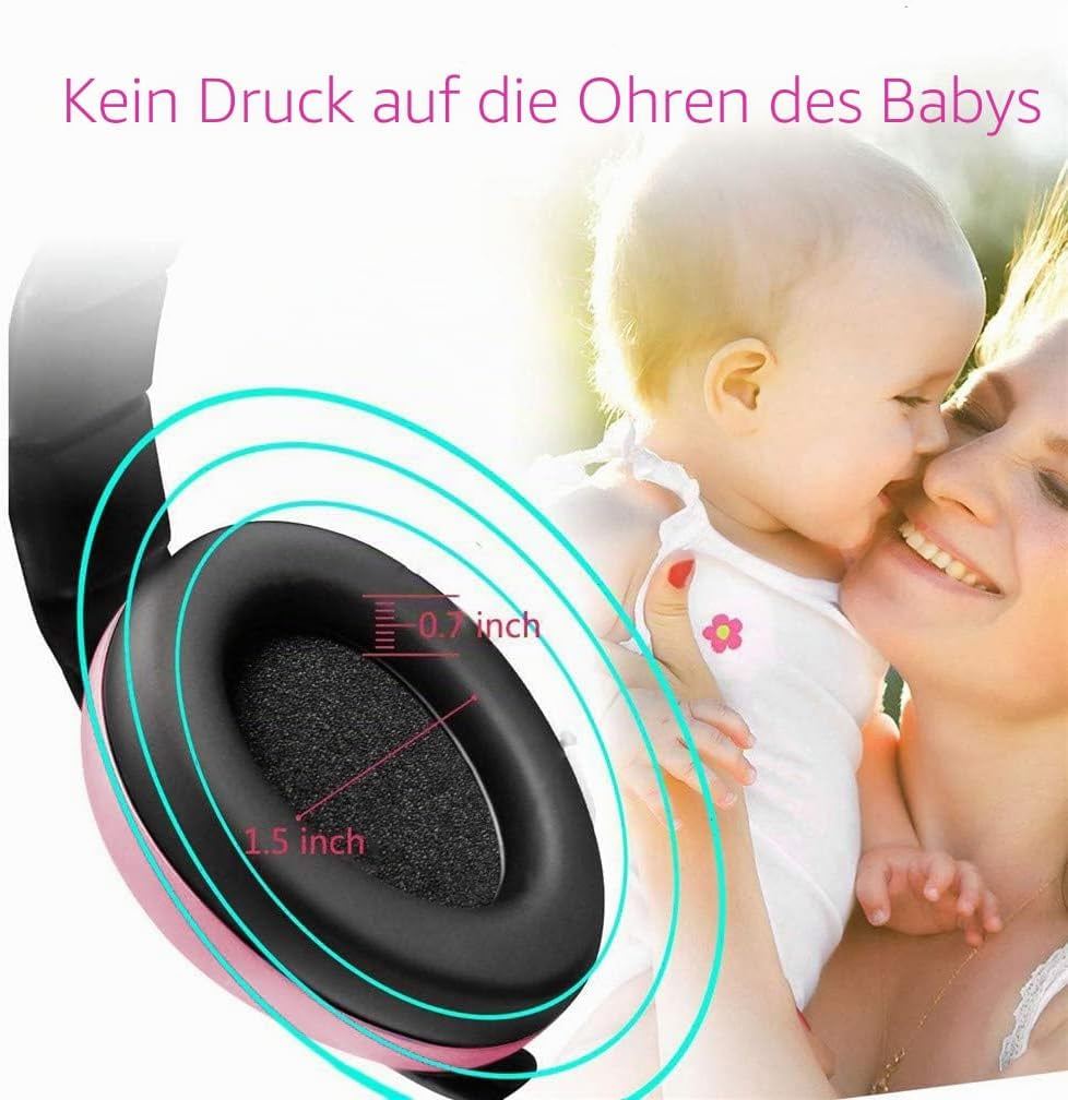 Baby Gehörschutz Kopfhörer Mit Geräuschunterdrückung Für Babys Für 3 Monate Bis 3 Jahre, Flugzeuge, Schlafen, Feuerwerk, Konzert