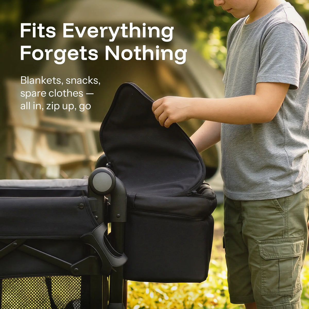HARPPA Baby Stroller Wagon, Lightweight Folding Adjustable 2-Seat/4-Seat Travel Stroller, Canopy, Push-Pull Handle, EVA Foam All-Terrain Wheel, Large Storage, Outdoor/Camping Use, Lightweight Travel Stroller, Adjustable Stroller