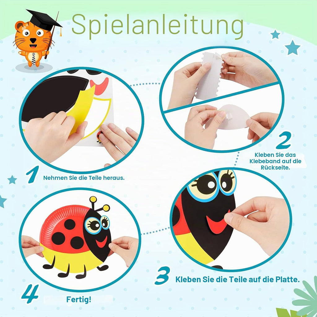 D-Boxyuein Kinderspielzeug Ab 3-10 Jahre, Bastelset Mädchen 3 4 5 6 7 8 9 Jahre Geschenk Mädchen 3-10 Jahre Basteln Kinder Spielzeug Junge 3-10 Jahre Spielzeug 3-10 Jahre Mädchen Weihnachts Geschenke