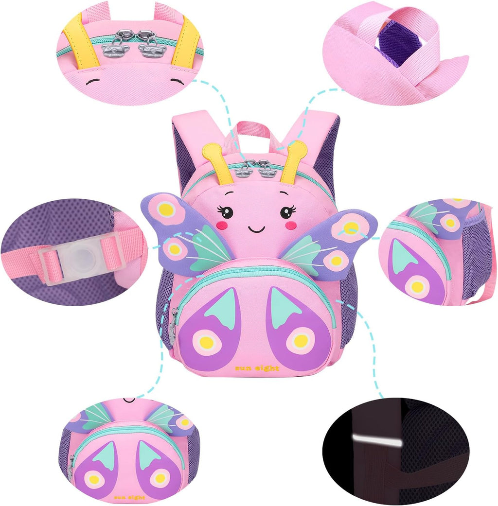 Kinderrucksack Kinder Kindergarten Rucksack Mädchen Jungen 2-6 Jahre | Schulrucksack, Schultasche, Vorschule Kleinkind Schule Taschen, Motiv Tagesrucksack, Kindergartenrucksack, Geschenk 2-6 Jahre