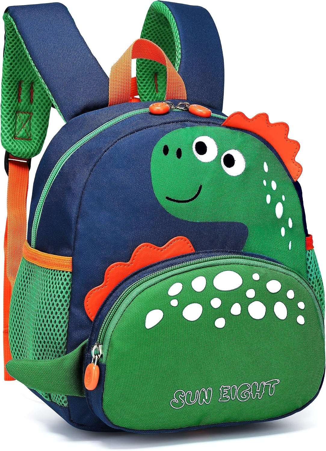 Kinderrucksack Jungen Kleiner Rucksack Kinder Mit Brustgurt, Grün | Leicht Wasserdicht Vorschule Kleinkind, Schulrucksack Dinosaurier, Tagesrucksack, Kindergarten Schultasche Für 1-5 Jahre