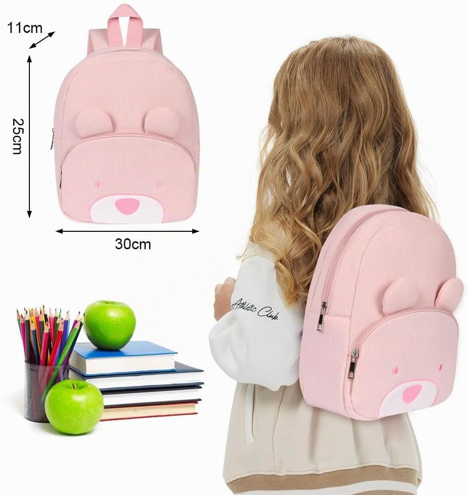 Plüschrucksack Jungen Mädchen Kindergartenrucksack | Kleinkind Rucksack Kindergarten Schultasche Tierischer Kinderrucksack Tier Cartoon Mini Tasche Kinder Rucksack