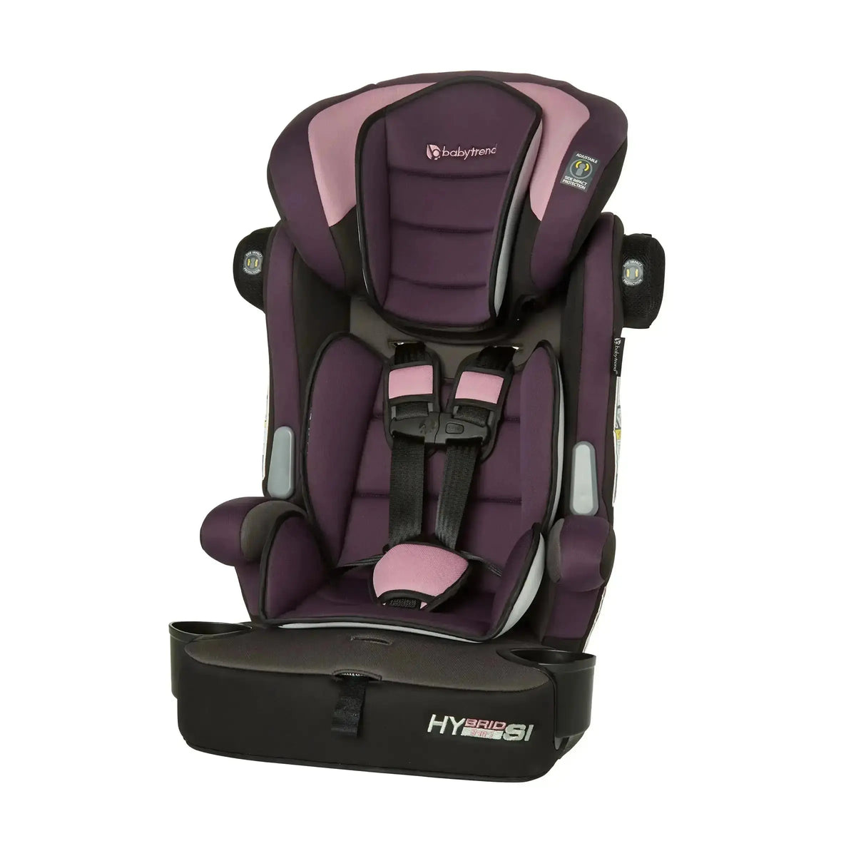 Baby Trend Hybrid SI 3-In-1 Booster Car Seat with Side Impact Protection & Reversible Inserts Forward Facing Cup Holders