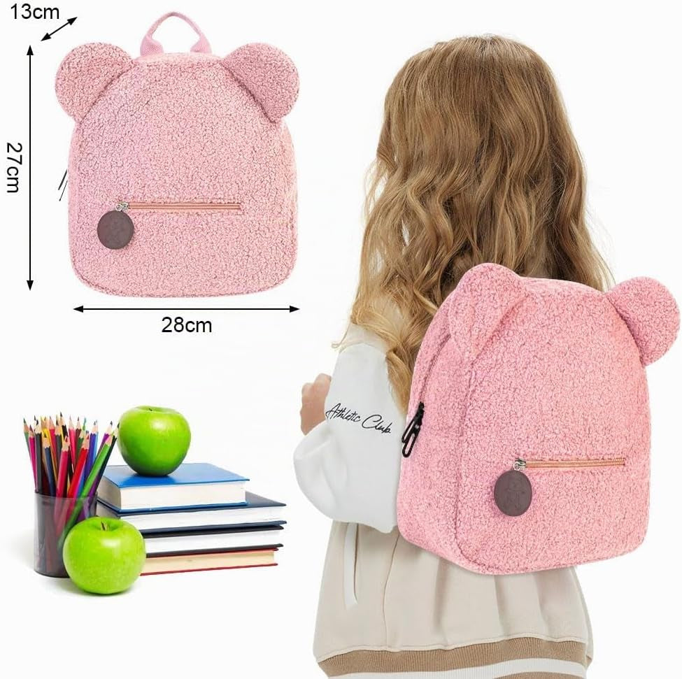 Plüsch Rucksack Kindergartenrucksack Kleinkindrucksack | Kindergarten Schultasche Kinder Tierischer Kinderrucksack Tier Cartoon Mini Tasche Kinder Rucksack