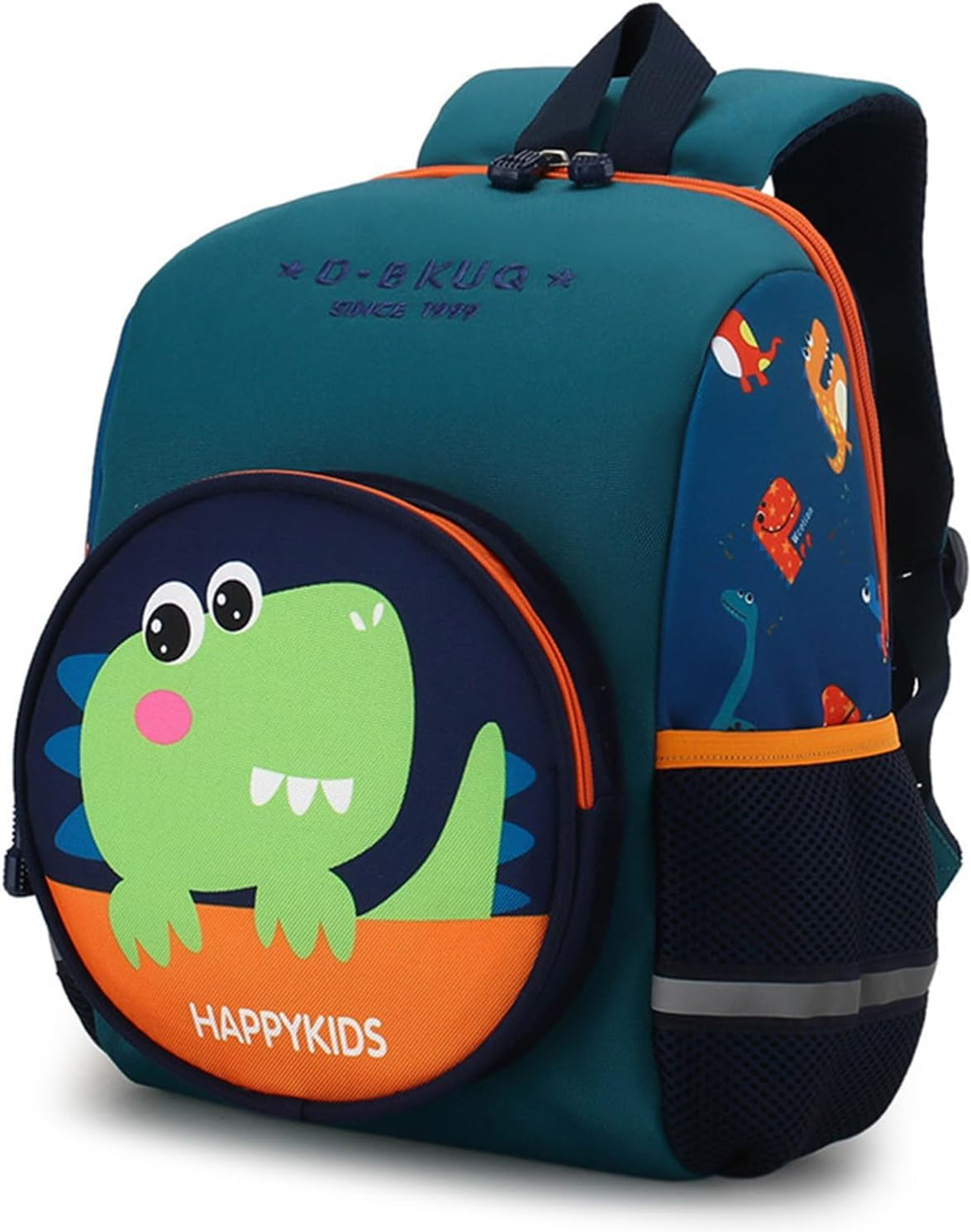 Kindergartenrucksack, Dino Rucksack Kindergarten，Vorschulrucksack, Kinder Rucksack 2-7 Jahre, 33Cm Children'S Backpacks Mit Brustgurt, Ab 3 Jahren Für Schule Kita(Dinosaurier Grün)