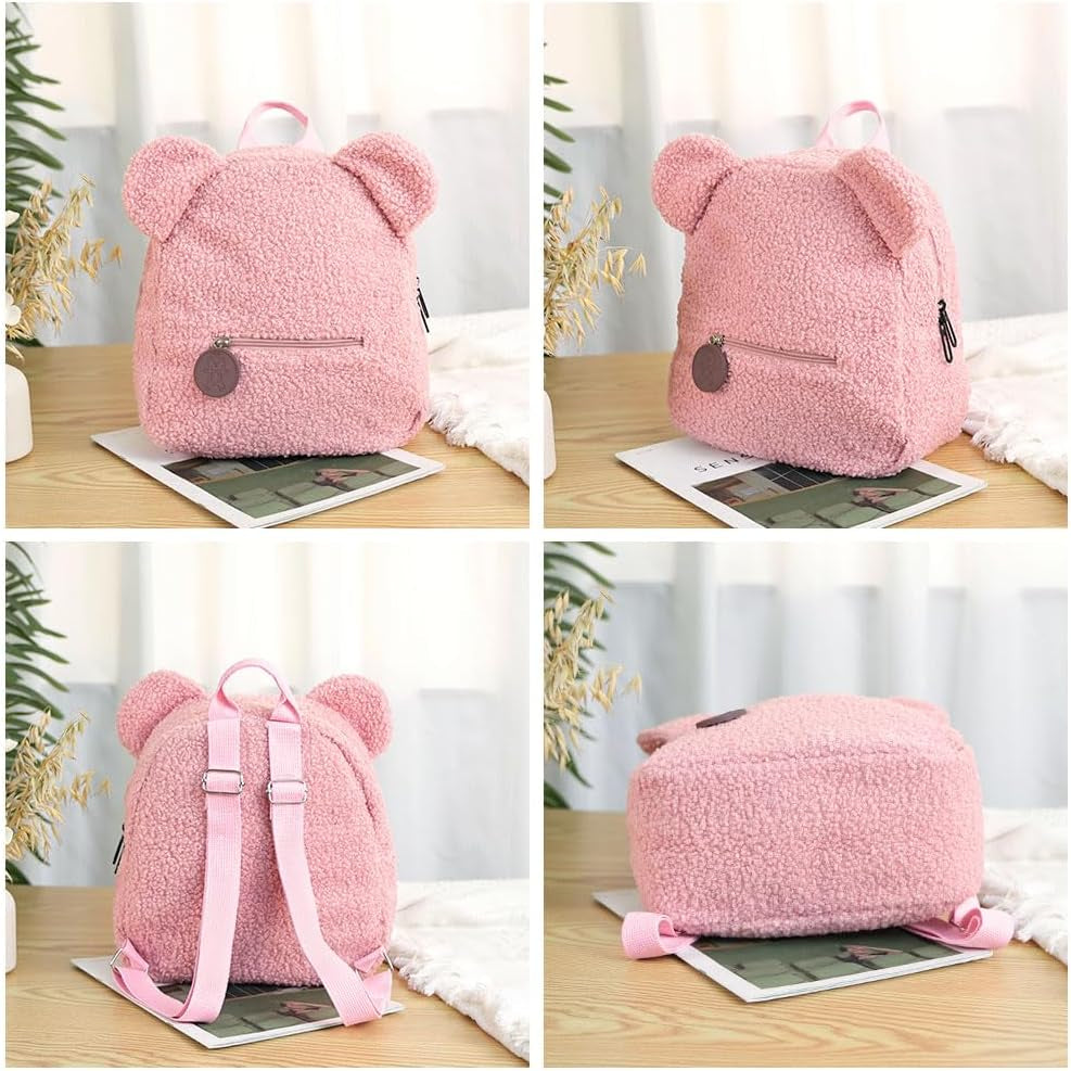 Plüsch Rucksack Kindergartenrucksack Kleinkindrucksack | Kindergarten Schultasche Kinder Tierischer Kinderrucksack Tier Cartoon Mini Tasche Kinder Rucksack