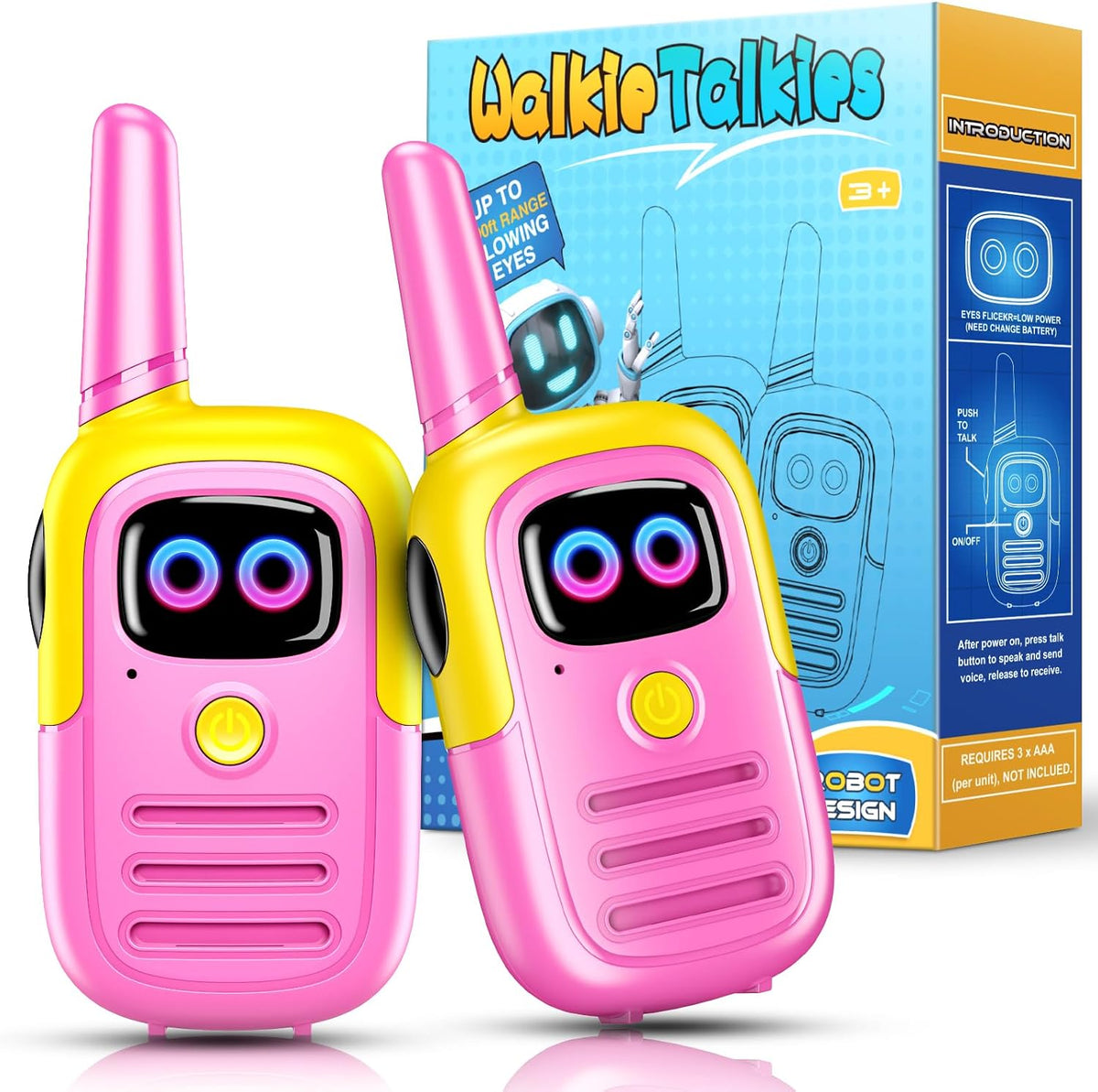 Geschenk Mädchen 3 4 5 6 7 8 9 10 Jahre, Spielzeug Mädchen 3-10 Jahre Walkie Talkie Kinder Mädchen 3-10 Jahre Geschenkideen 3-10 Jahre Mädchen Geschenk Woki Toki