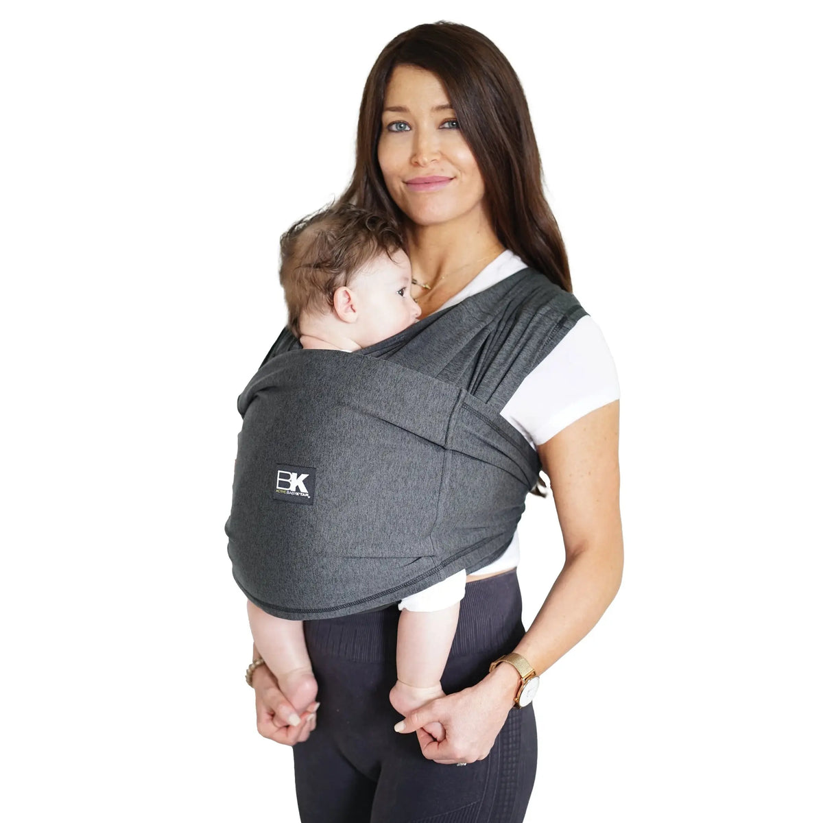 Baby K'Tan Active Yoga Baby Carrier | Heather Black