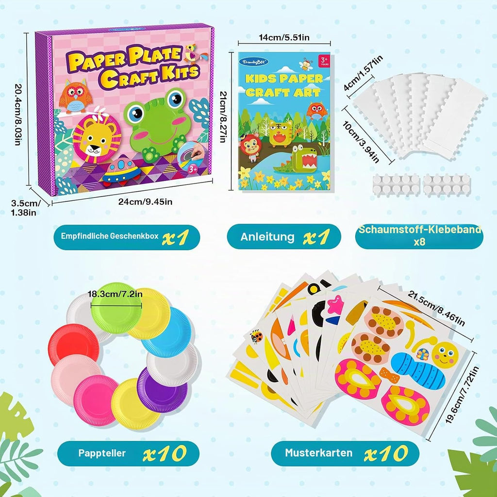 D-Boxyuein Kinderspielzeug Ab 3-10 Jahre, Bastelset Mädchen 3 4 5 6 7 8 9 Jahre Geschenk Mädchen 3-10 Jahre Basteln Kinder Spielzeug Junge 3-10 Jahre Spielzeug 3-10 Jahre Mädchen Weihnachts Geschenke