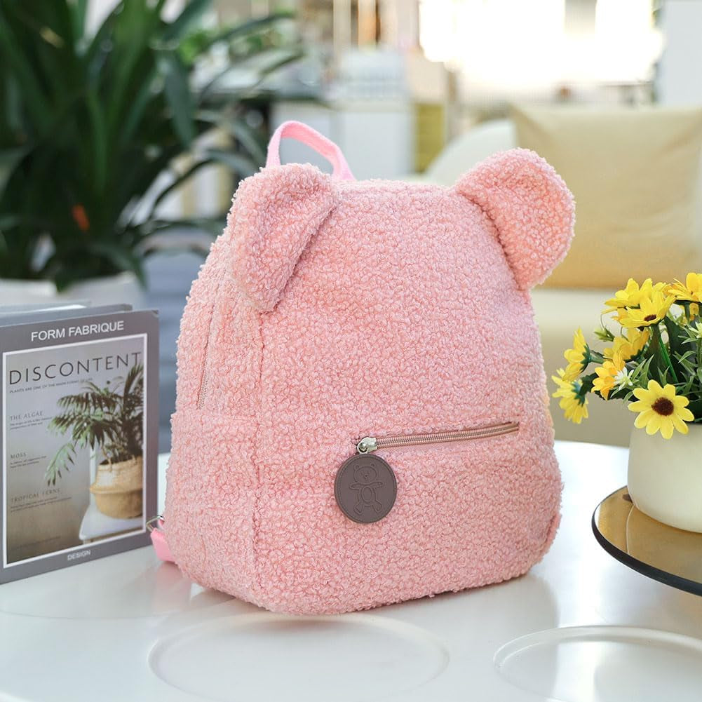 Plüsch Rucksack Kindergartenrucksack Kleinkindrucksack | Kindergarten Schultasche Kinder Tierischer Kinderrucksack Tier Cartoon Mini Tasche Kinder Rucksack