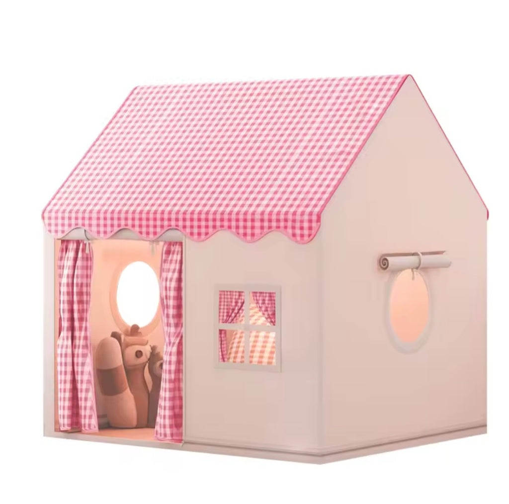 Kinderzelt, Spielhaus für drinnen und draußen, Spielzelthaus, Prinzessinnen-Spielzeughaus für Babys und Mädchen im Alter von 3-13 Jahren